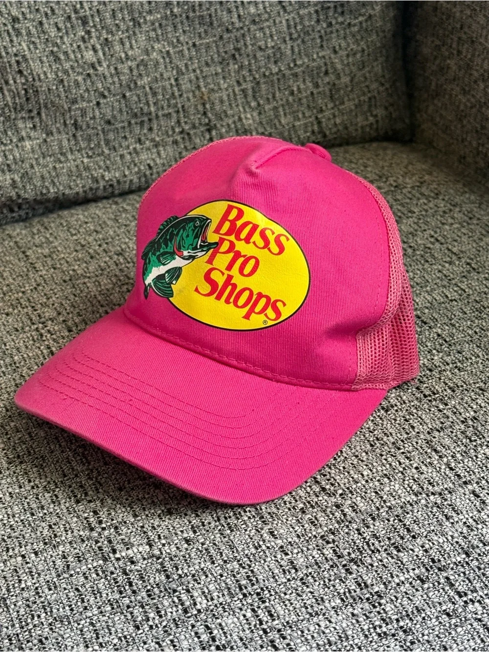 Bass Pro Shops Pink Trucker Cap - Bass Logo